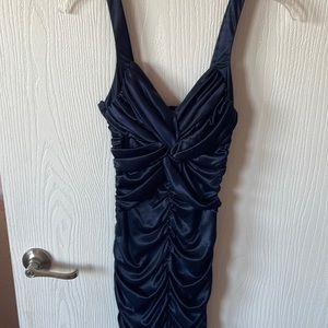 Junior Navy Blue Dress